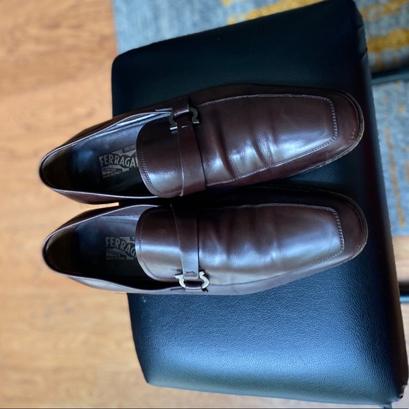 Brown Salvatore Feragamo Dress Shoes